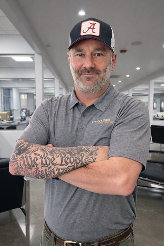 Jamie Greene Field Superintendent for Pentoir Construction